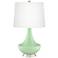 Flower Stem Green Gillan Glass Table Lamp