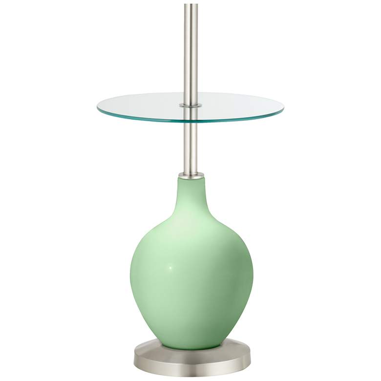 Image 3 Flower Stem Green Ovo Tray Table Floor Lamp more views
