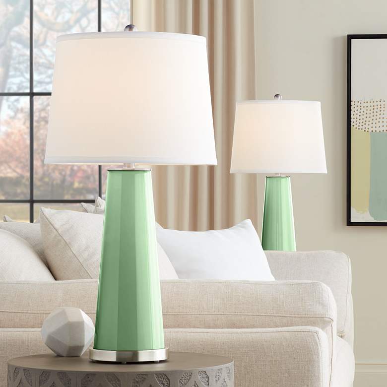 Image 1 Flower Stem Leo Table Lamps Set of 2 from Color Plus
