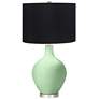 Flower Stem Ovo Table Lamp with Black Shade