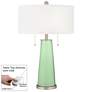Flower Stem Peggy Glass Table Lamp With Dimmer