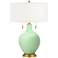 Flower Stem Toby Brass Accents Table Lamp