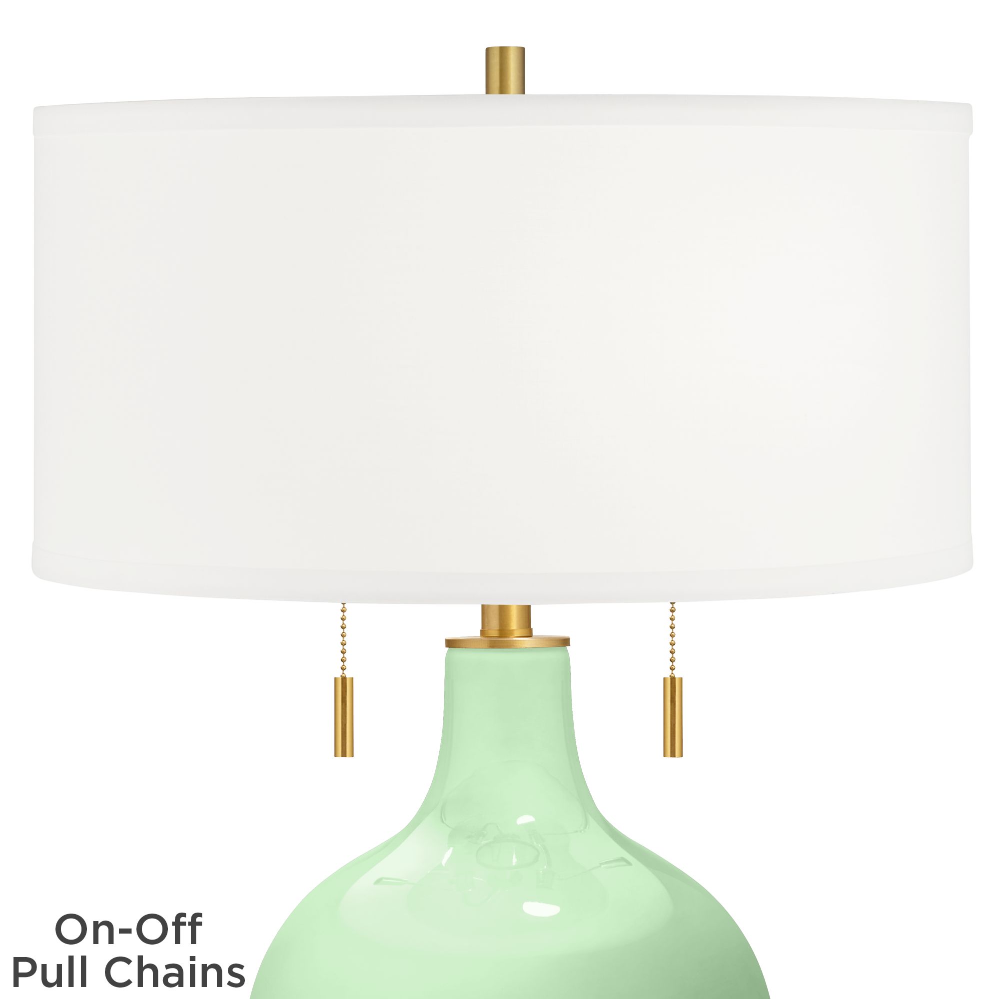 Image 2 Flower Stem Toby Brass Accents Table Lamp more views