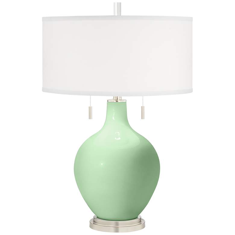 Image 2 Flower Stem Toby Table Lamp with Dimmer