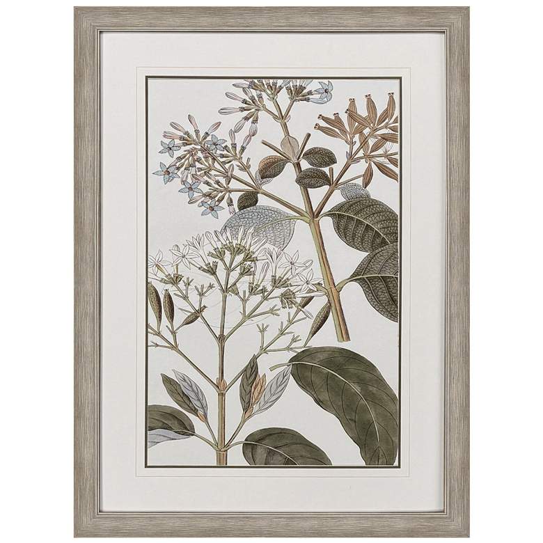 Image 1 Flowering Botanical II 34"W x 46"H Framed Wall Art