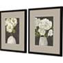 3_Flowers in Bloom 22"W x 26"H Framed Art Set of 2 more views