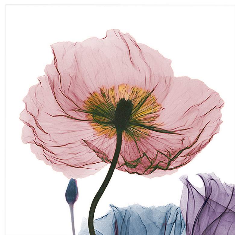 Image 3 Flowerscape Portrait 48"W Tempered Glass Graphic Wall Art more views