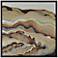 Flowing 31 1/2" Square Framed Oil Painting Wall Art