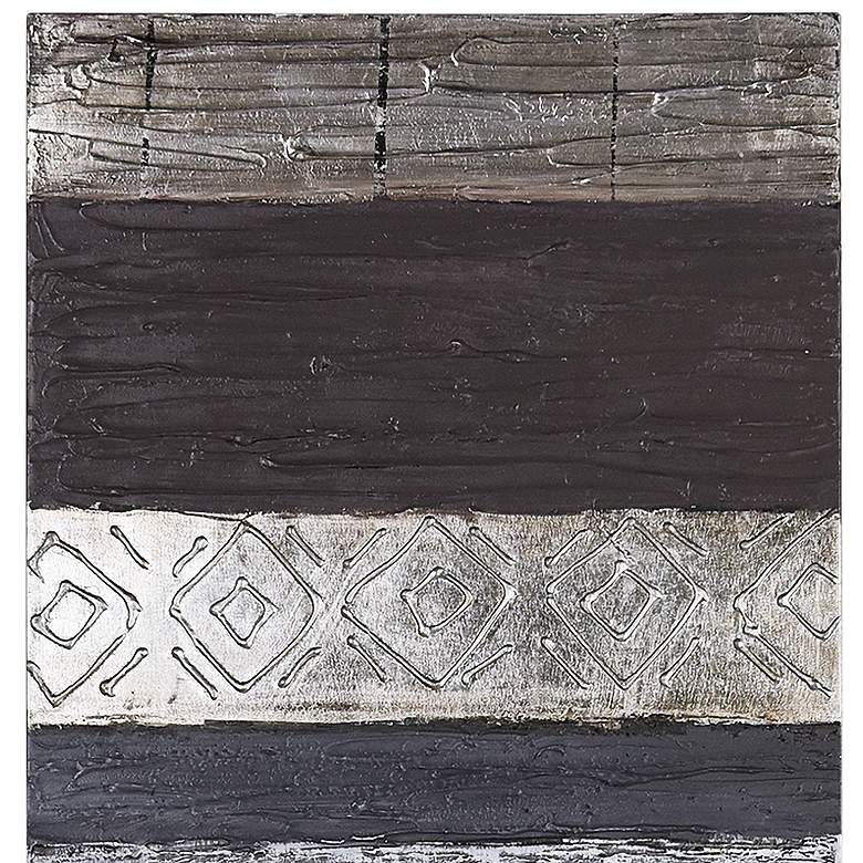 Image 4 Fluid 60" High Textured Metallic Canvas Wall Art more views
