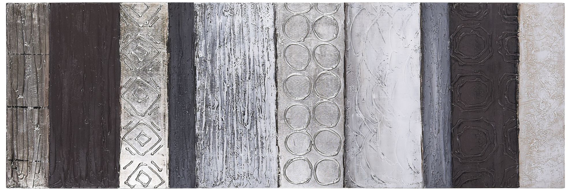 Fluid 60" High Textured Metallic Canvas Wall Art in scene