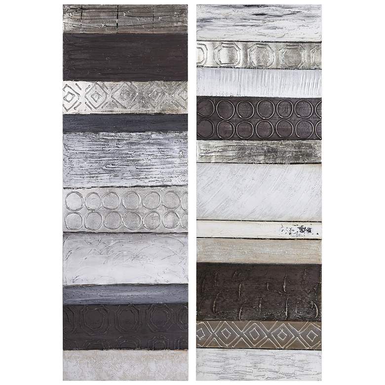 Image 3 Fluid and Topographic 60" High Rectangular Canvas Wall Art
