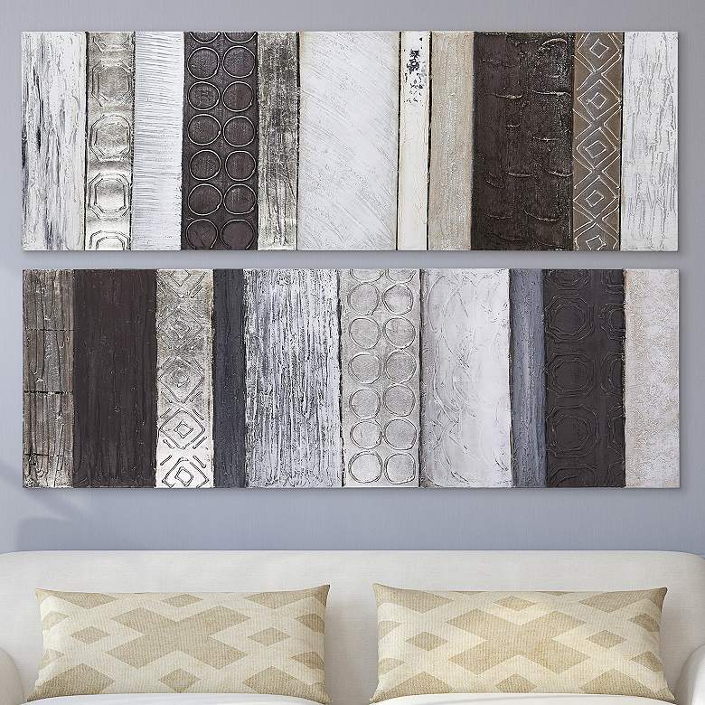 Image 2 Fluid and Topographic 60" High Rectangular Canvas Wall Art