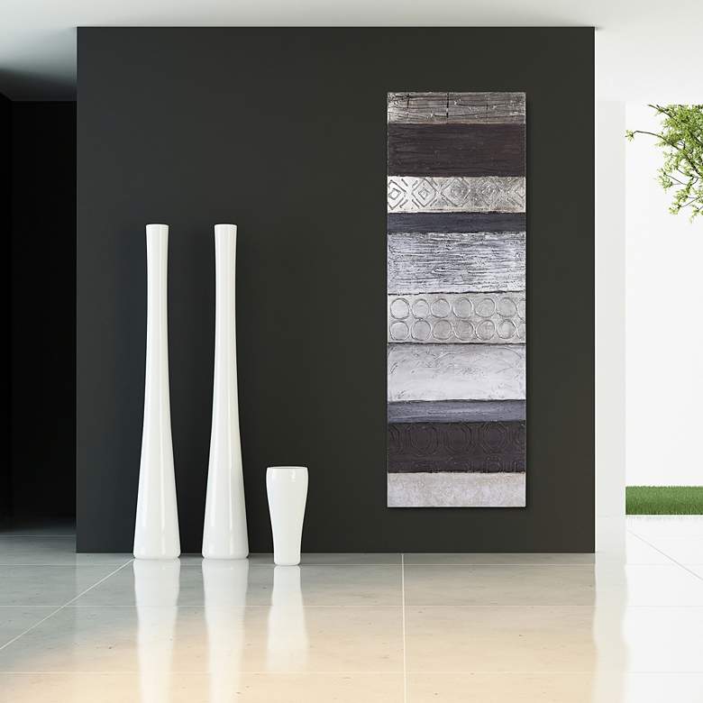 Image 7 Fluid and Topographic 60" High Rectangular Canvas Wall Art more views