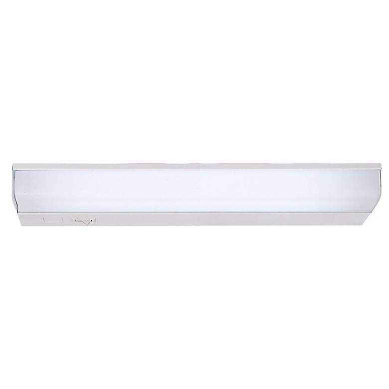 Image 1 Fluorescent 12 inch Wide Direct Wire Under Cabinet Light