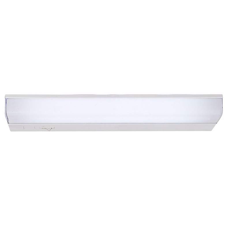 Image 1 Fluorescent 12 inch Wide Direct Wire Under Cabinet Light