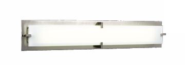 Flush Frosted Glass 39" Wide Fluorescent ADA Bathroom Light H4162