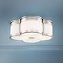 Flush Mount 16 1/4" Wide Polished Nickel LED Ceiling Light