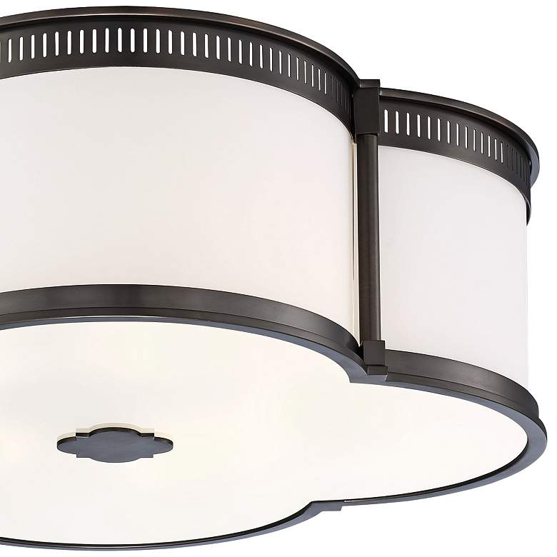 Image 3 Flush Mount 22 inch Wide Harvard Court Bronze LED Ceiling Light more views