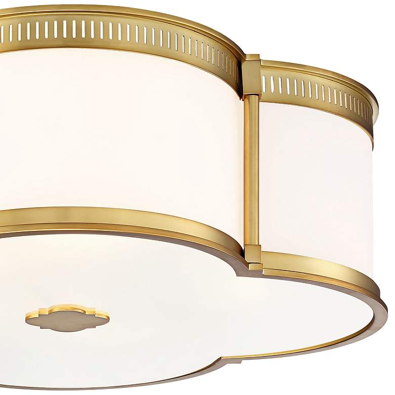 Image 3 Flush Mount 22 inch Wide Liberty Gold LED Ceiling Light more views
