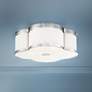 Flush Mount 22" Wide Polished Nickel LED Ceiling Light