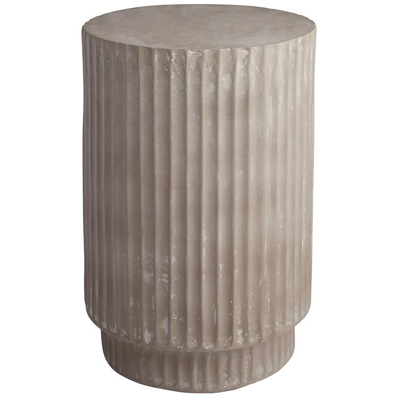 Image 1 Flutato Accent Table - Grey