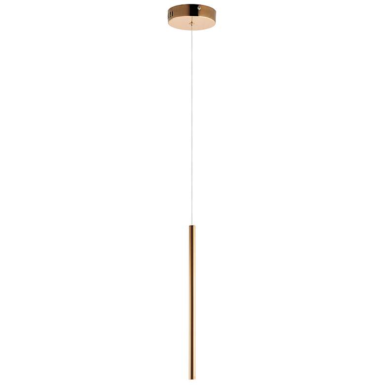 Image 1 Flute 1-Light LED Pendant