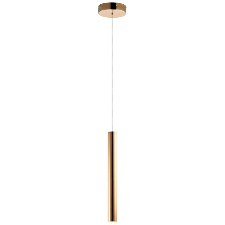 Image 1 Flute 1-Light LED Pendant