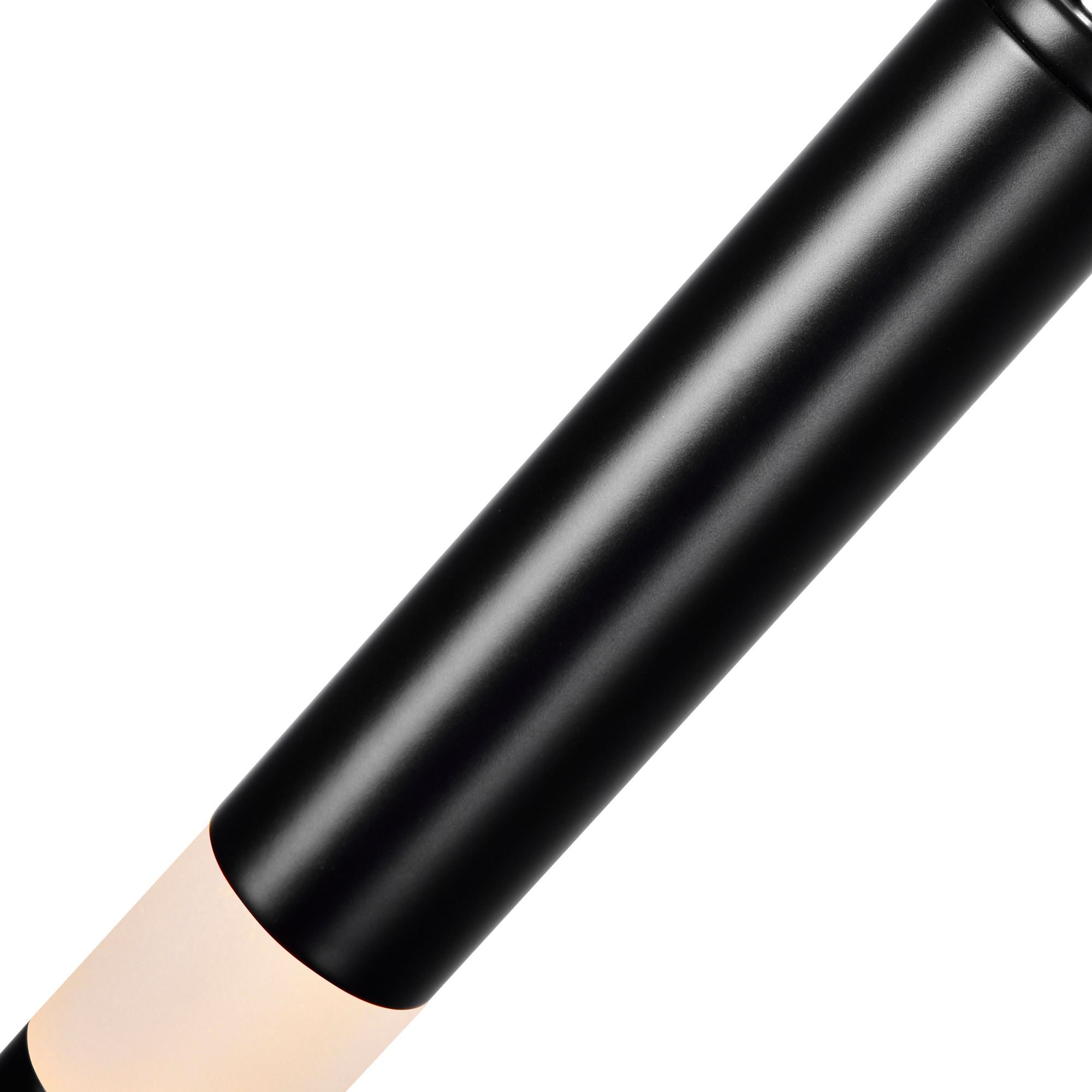 Image 3 Flute Integrated LED 54in Black Chandelier more views