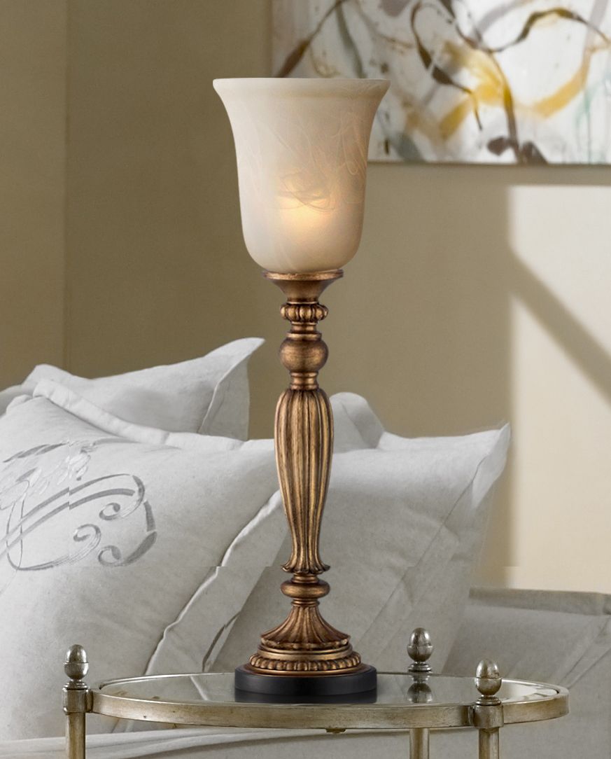 table top torchiere lamp