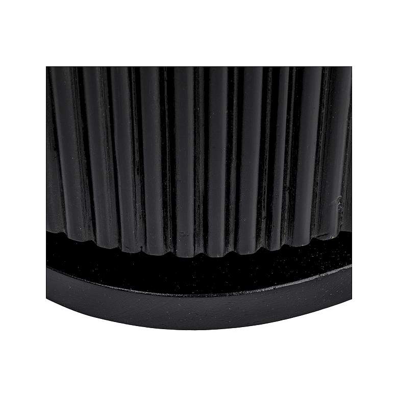 Image 6 Fluted Mango Wood Round Side Table more views