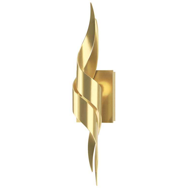 Image 1 Flux 19.4 inch High Modern Brass Sconce