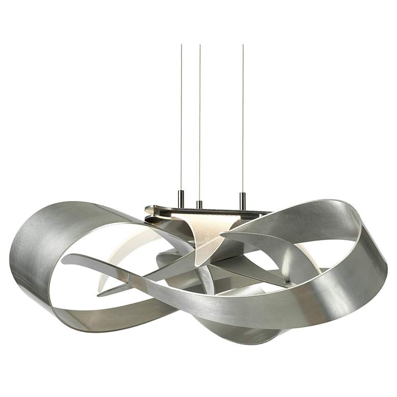 Image 1 Flux LED Pendant - Sterling Finish - Standard Height