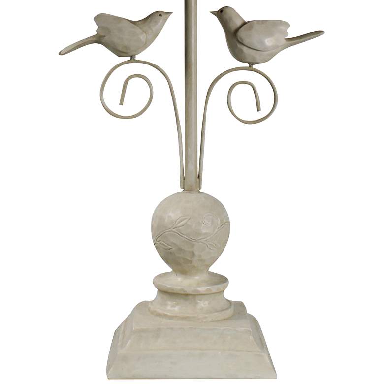 Image 3 Fly Away Together Antique White Bird Table Lamp more views