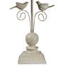 Fly Away Together Antique White Bird Table Lamp