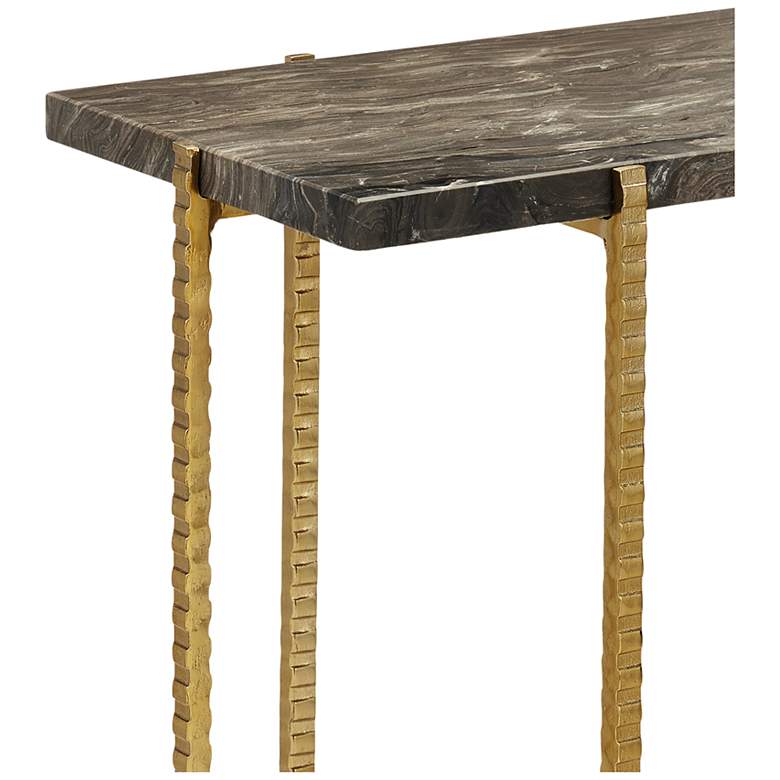 Image 2 Flying Gold Marble Side Table more views
