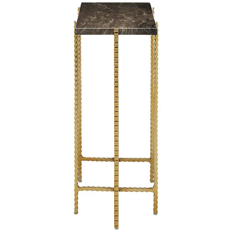 Image 6 Flying Gold Marble Side Table more views