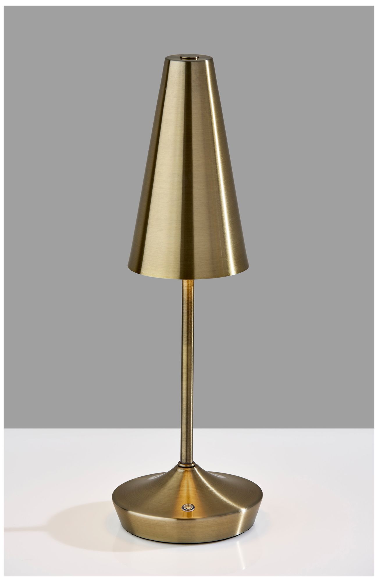Image 4 Flynn Cordless LED Table Lamp- Antique Brass more views