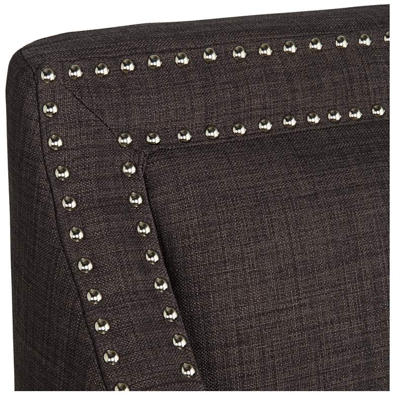 Flynn Heirloom Charcoal Upholstered Armchair more views