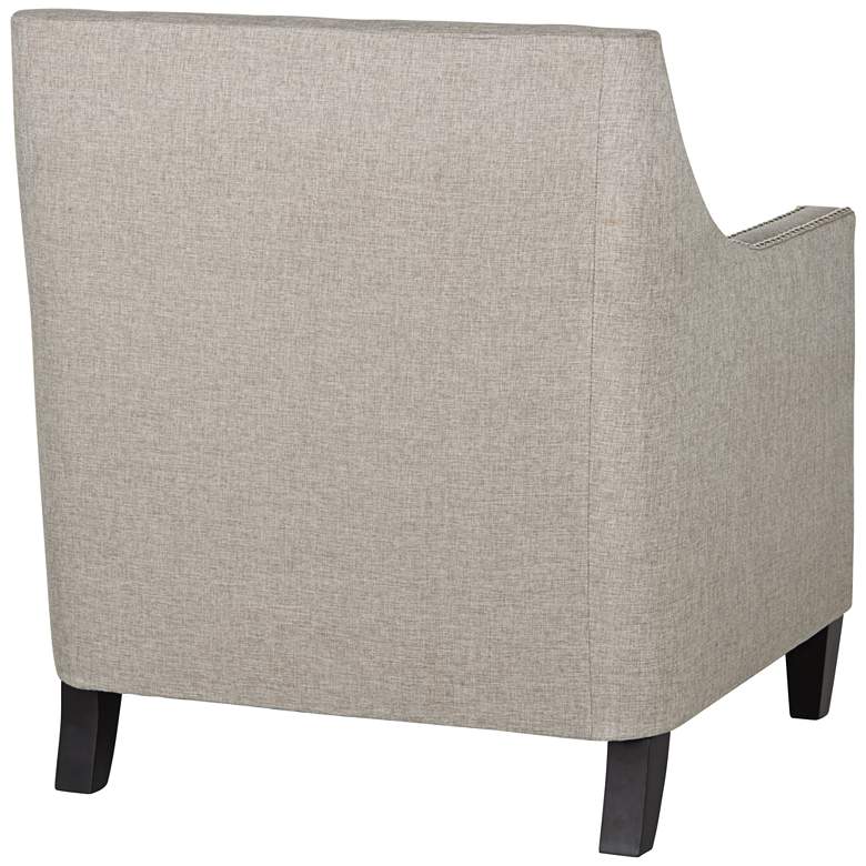 Image 6 Flynn Heirloom Gray Nailhead Trim Upholstered Armchair more views