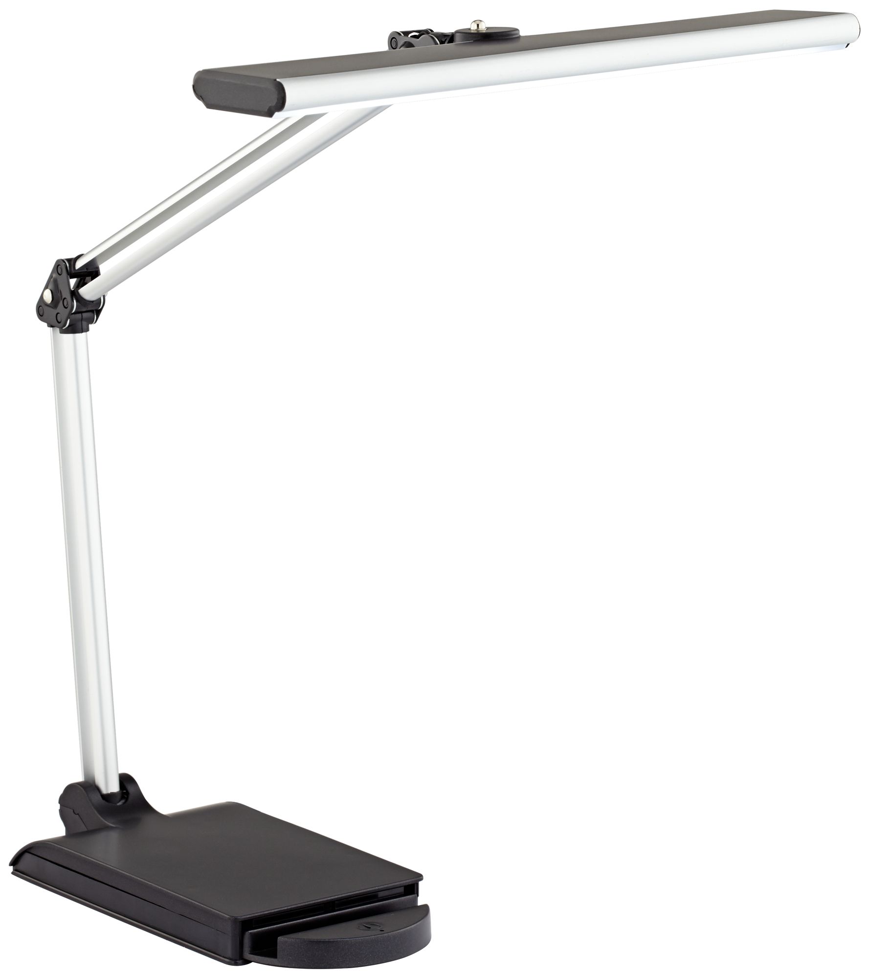 desk lamp on