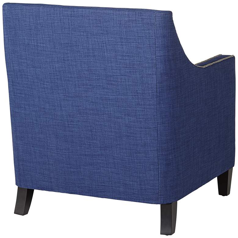 Flynn Navy Blue Upholstered Armchair more views