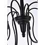 5_Flynx 31" Wide Black 9-Light Scroll Pendant more views