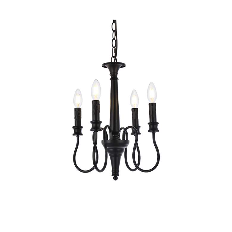 Image 4 Flynx 4 Lts Pendant In Black more views