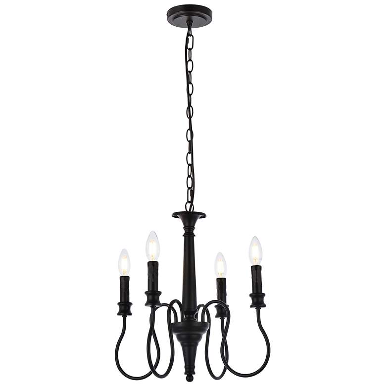Image 2 Flynx 4 Lts Pendant In Black