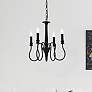 1_Flynx 4 Lts Pendant In Black