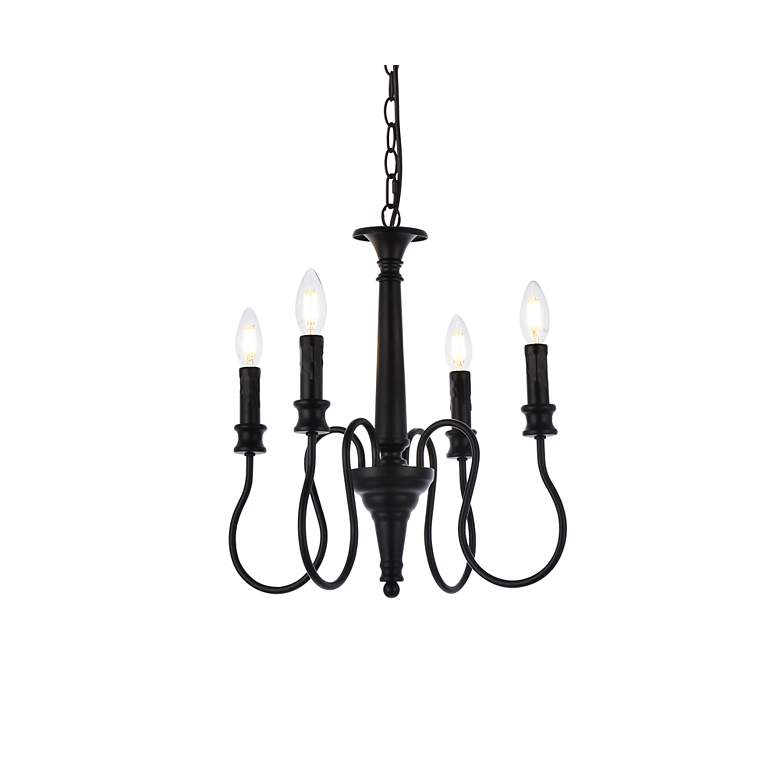 Image 4 Flynx 4 Lts Pendant In Black more views