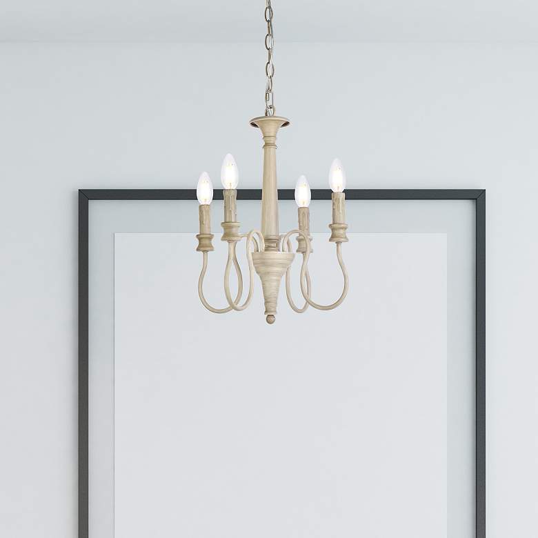 Image 1 Flynx 4 Lts Pendant In Weathered Dove
