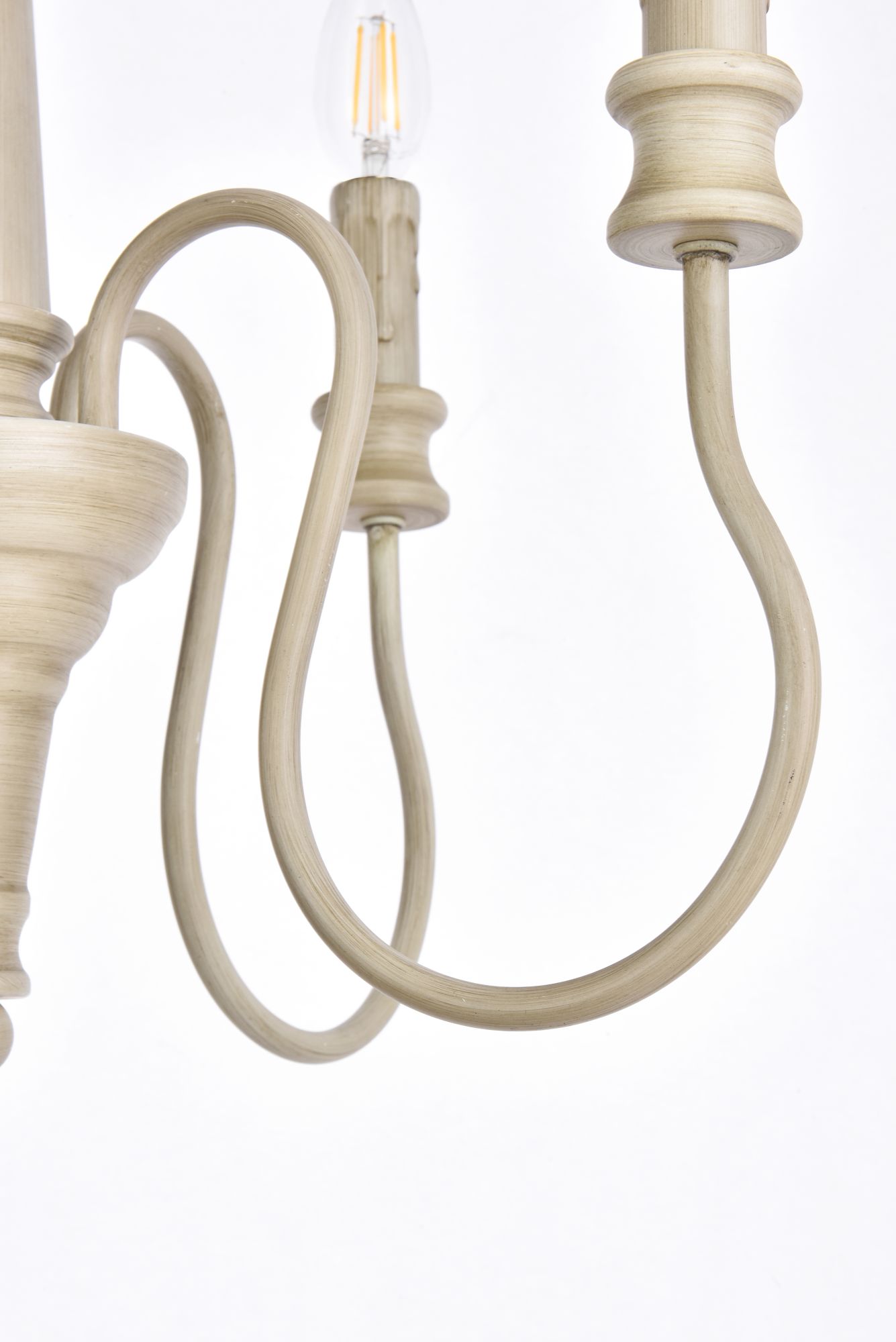 Flynx 4 Lts Pendant In Weathered Dove in scene