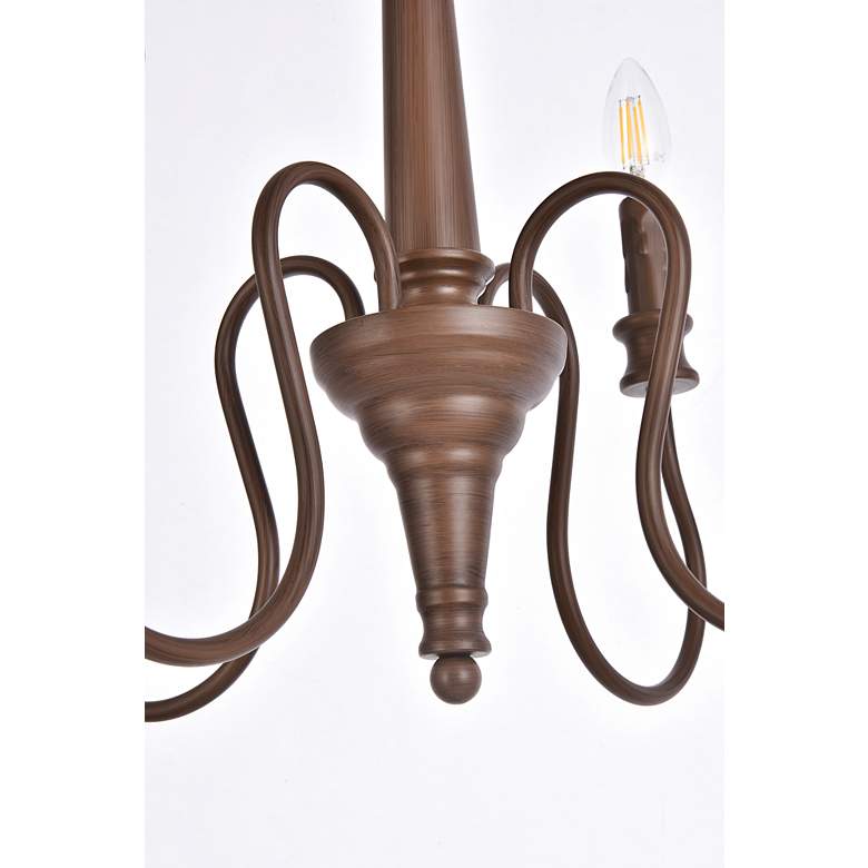Image 5 Flynx 4 Lts Pendant In Weathered Oak more views