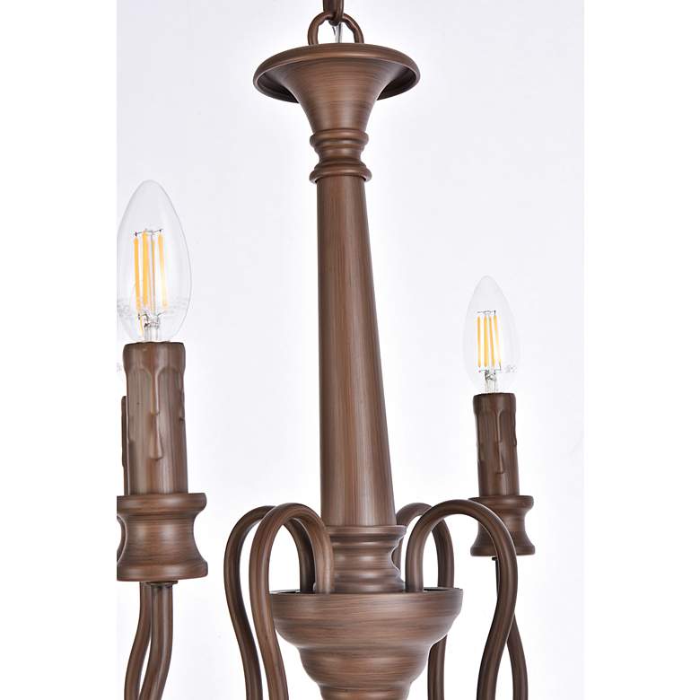 Image 7 Flynx 4 Lts Pendant In Weathered Oak more views